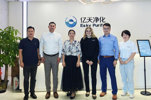 Purafil高層領導一行到訪億天凈化，深化戰略合作